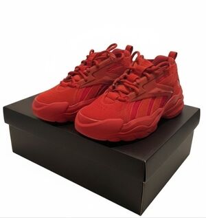 Cardi B V2 Reebok Red Sneakers Size 6 1/2